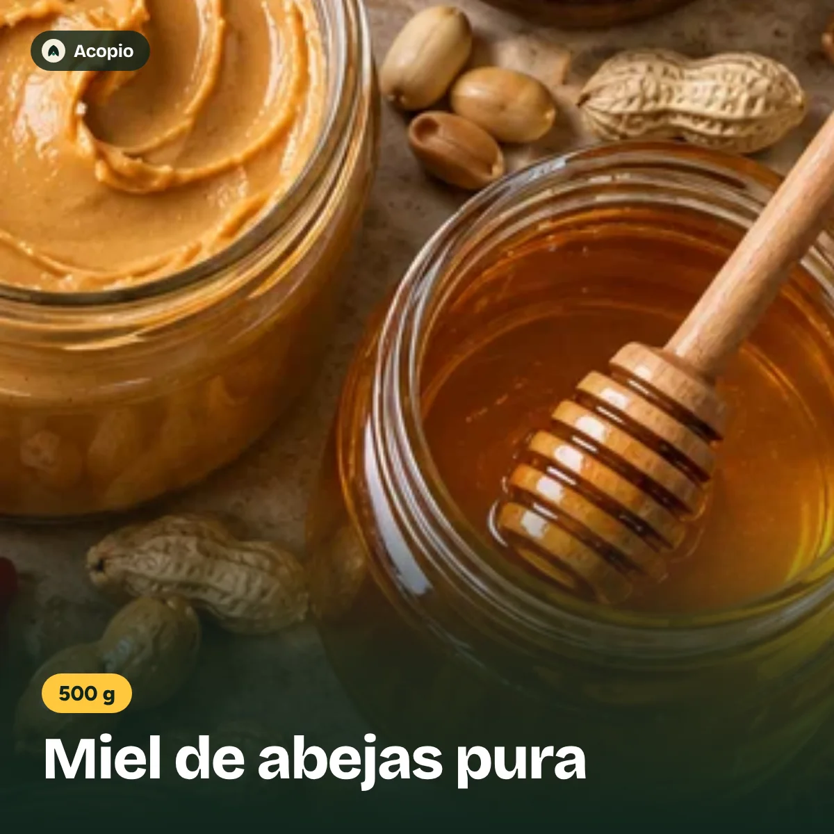 Miel de abejas pura x 500 g