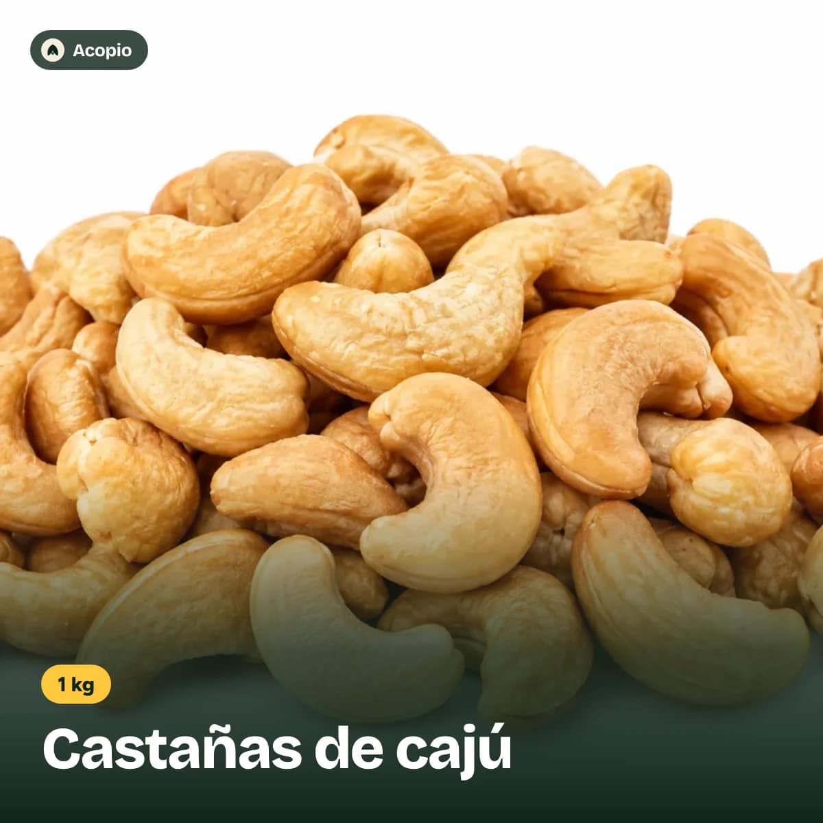Castañas de cajú W4 x 1 kg