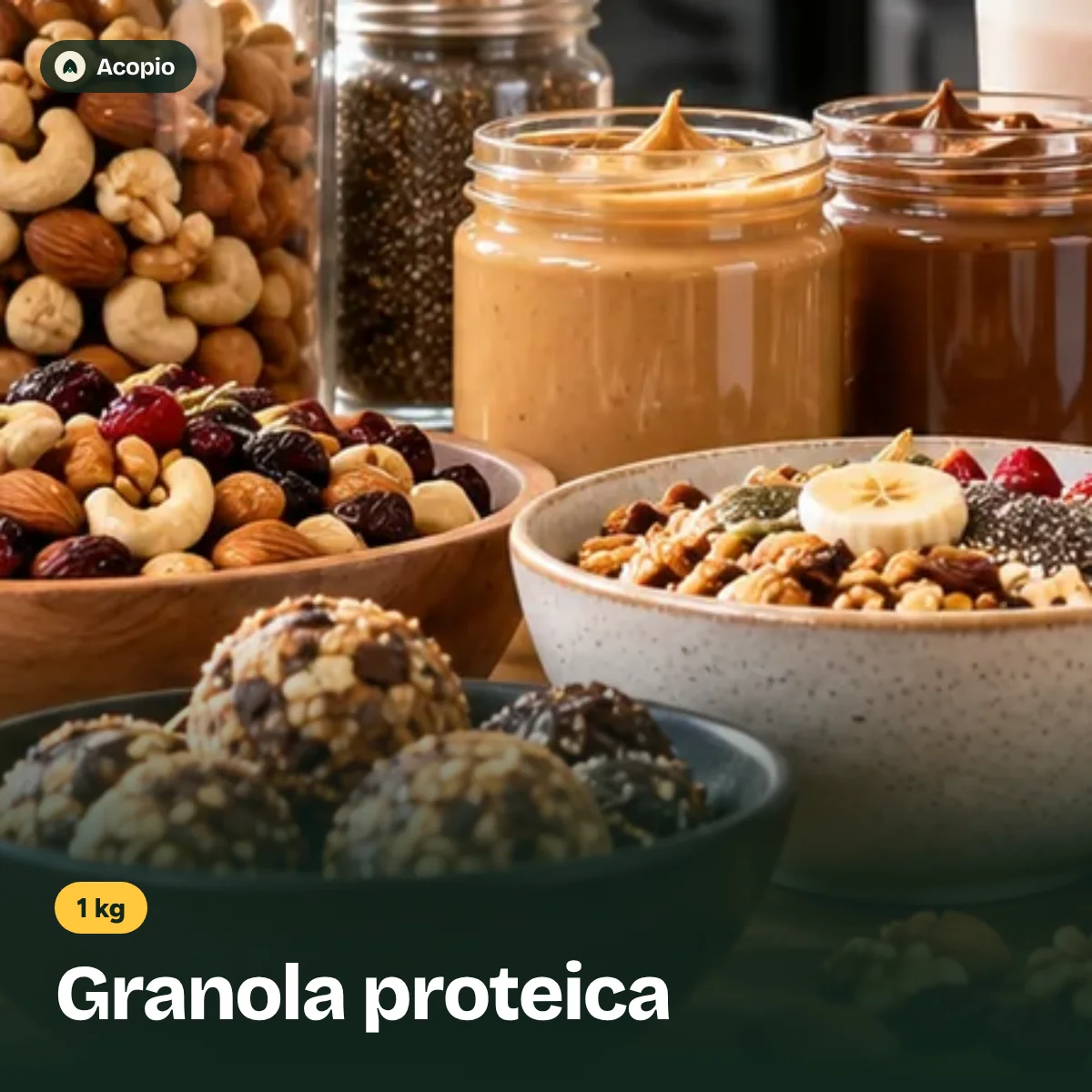 Granola proteica x 1 kg