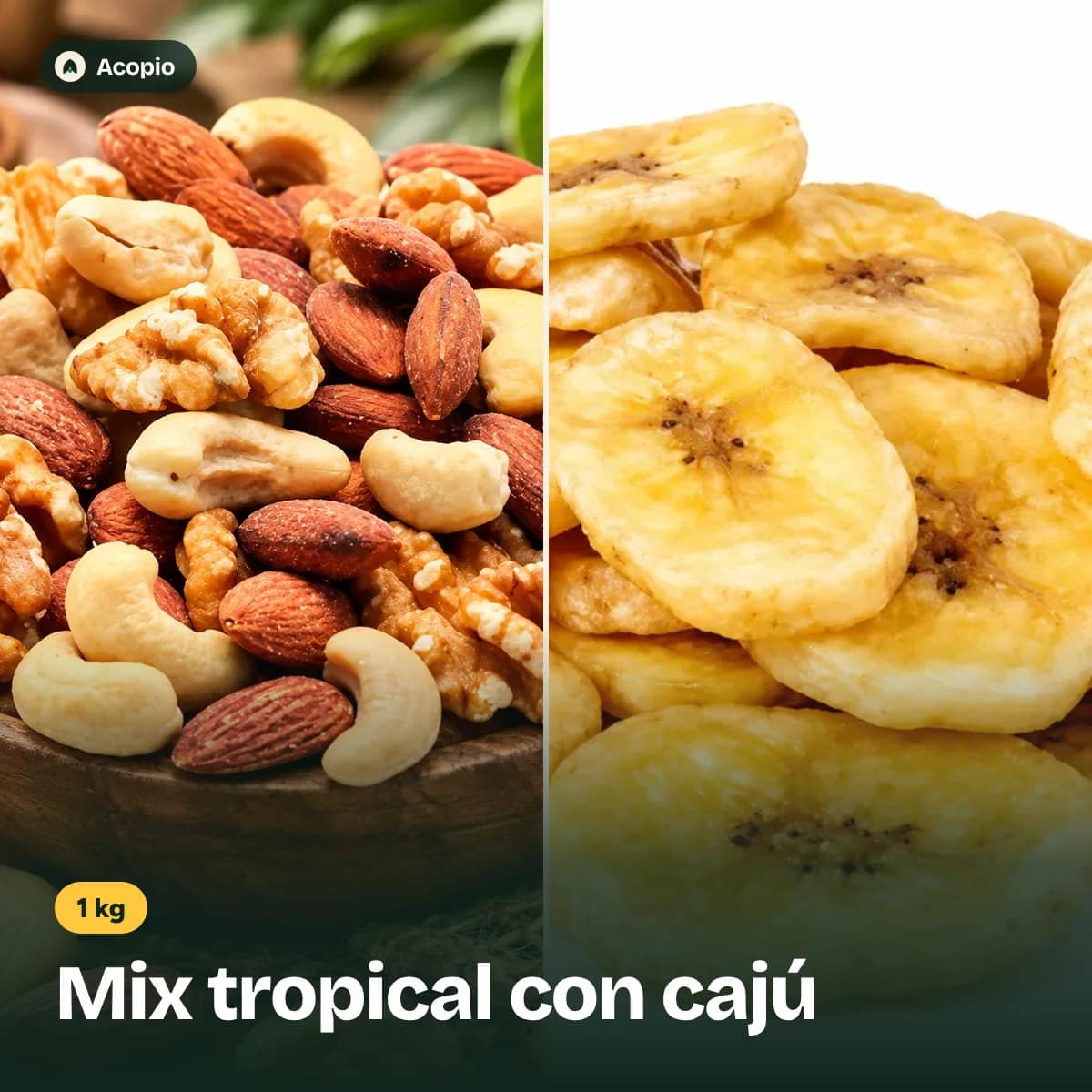 Mix Tropical con cajú sin maní x 1 kg