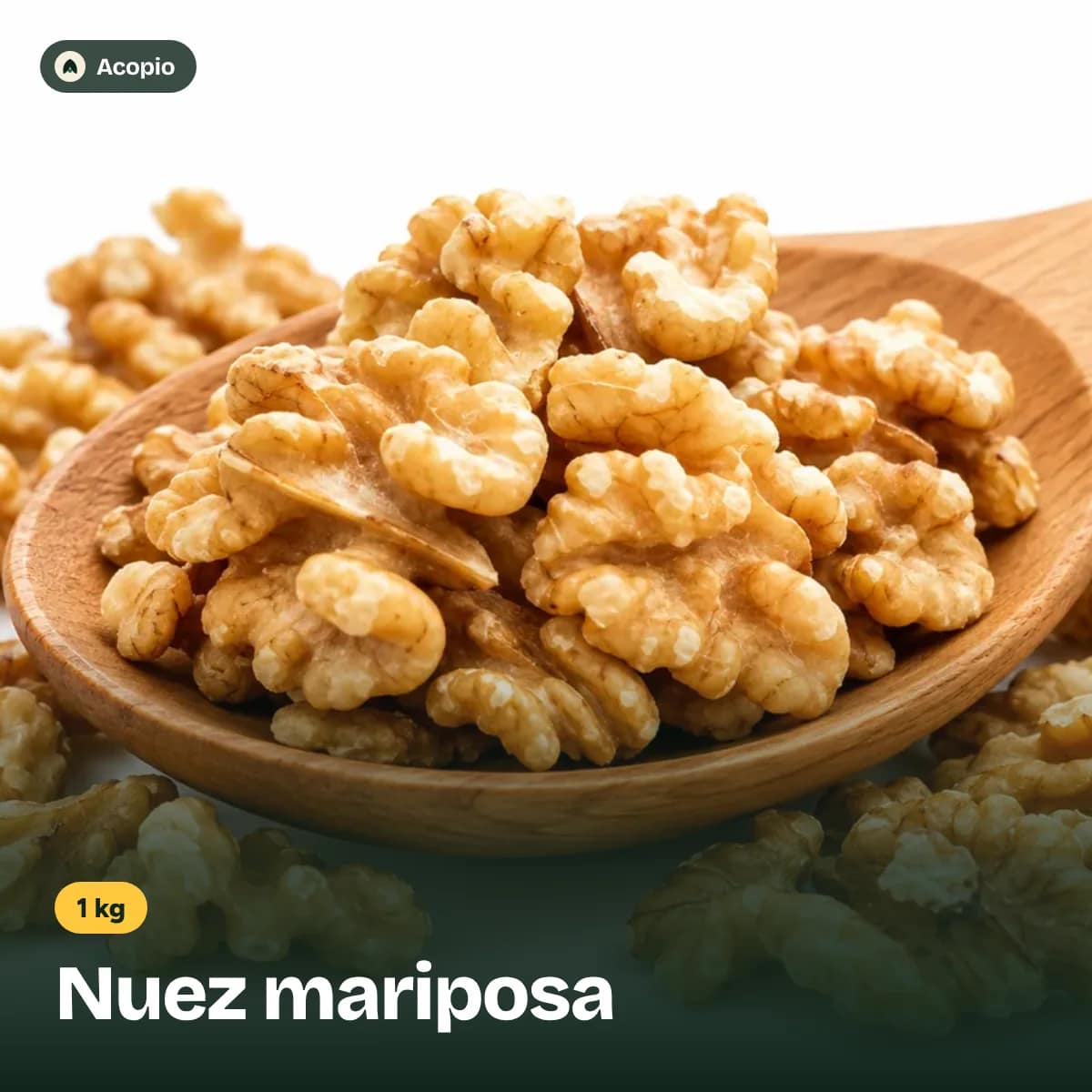 Nuez Mariposa blanca light x 1 kg